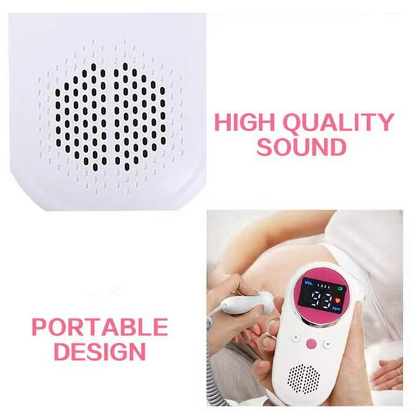 Doppler Fetal para el hogar, Detector de corazón de bebé, Monitor de latido  Fetal Doppler, sin radiación con pantalla Lcd para el cuidado del embarazo  esquí esquí Gafas de esquí