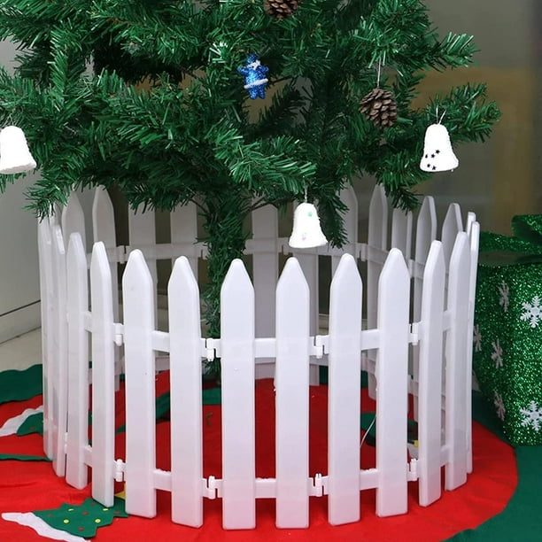  ACD Valla de jardín de plástico, fácil de montar, cercas de  plástico blanco, decoración de campo, valla de árbol de Navidad, accesorios  de paisajismo (color : estilo 10) : Patio, Césped