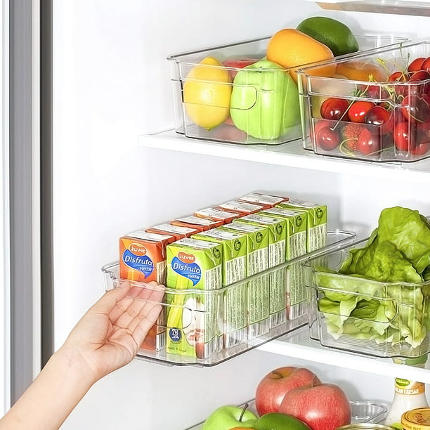 Cajón ajustable para refrigerador y cocina, organizador de cocina, estante  de almacenamiento ajustable para refrigerador, soporte para estante de