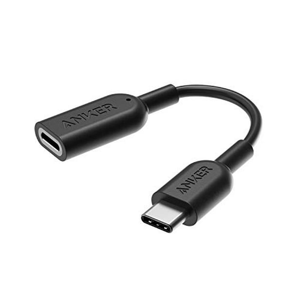 Adaptador de audio Anker USB-C a Lightning (solo audio, no admite carga)  (negro)