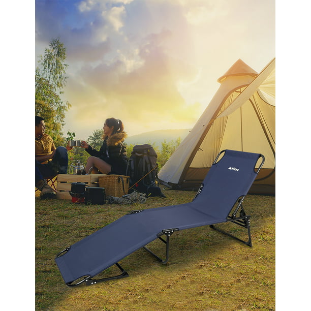 GOFLAME Catre plegable para acampar, cama plegable portátil, capacidad de  peso de hasta 300 libras, catres de camping para uso en interiores y