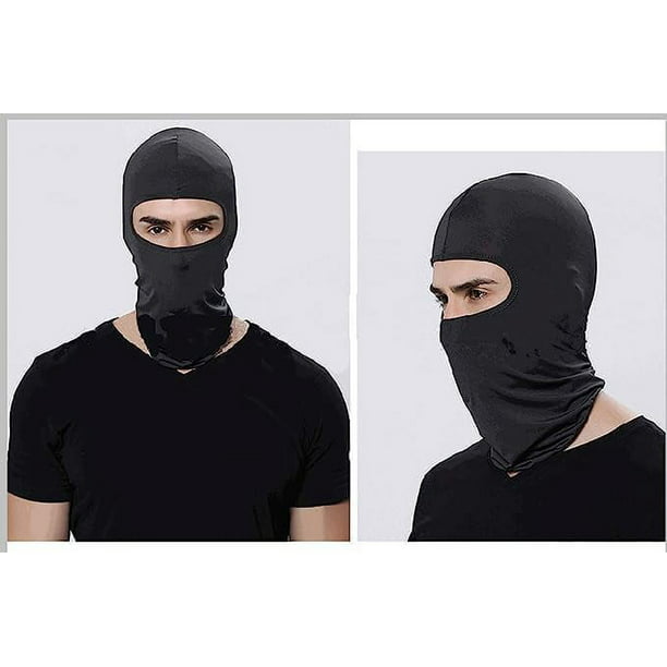 Balaclava Pasamontañas Bandana para Moto Mascara Facial Tactico Color Negro  Practiksa Microfibra