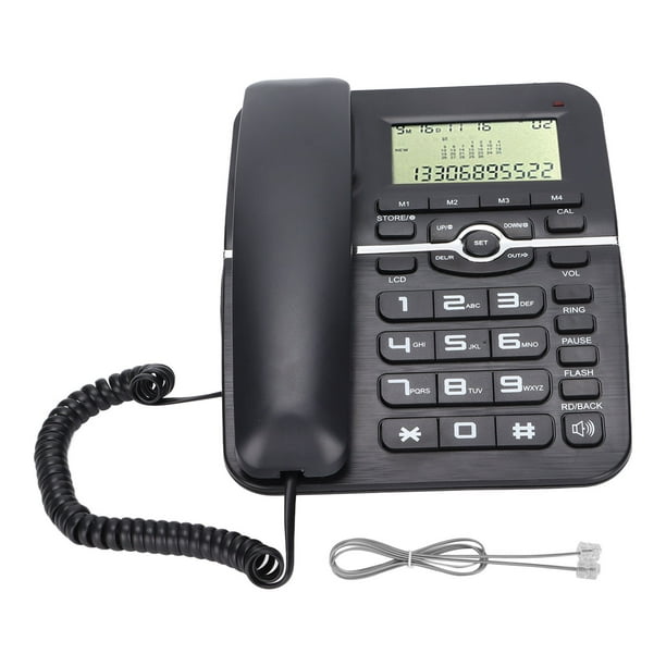 Teléfono fijo con cable, KXT2028CID Teléfono de escritorio con