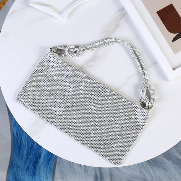 Bolso De Noche Con Diamantes De Imitación Para Mujer, Bolso