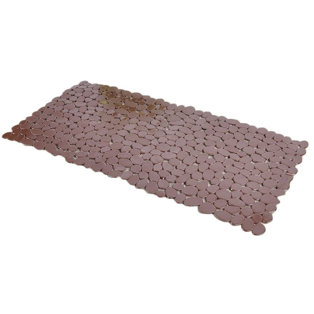 Alfombrillas de ducha rectangulares antideslizantes de piedra de PVC  Alfombra de baño Ventosa Cojín de pie de baño de cocina largo Inevent  JJ19046-03