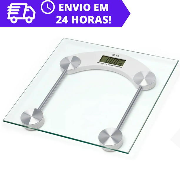 Bascula digital peso baño vidrio templado digital 180 kg dorado GENERICO