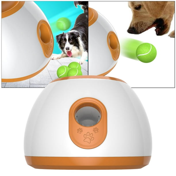 Alimentador automático de pelotas para perros pequeños y medianos, máquina  de lanzamiento de juguetes, divertido lanzador
