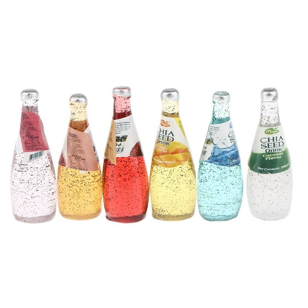 Minibotellas de Champán de Cristal para Casa de , 1:12, con Copas de  Cóctel, Juguete de Escritorio Hugo Botellas de vino en miniatura