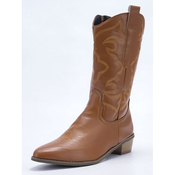 Botas de vaquero para mujer, botas occidentales, botas de vaquera