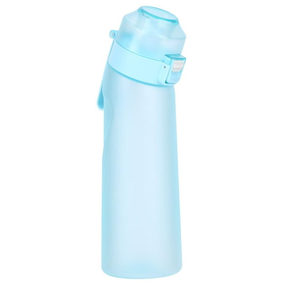 termos para agua con sabor de 650 ml con pajita para beber más taza reutilizable de agua azul cielo