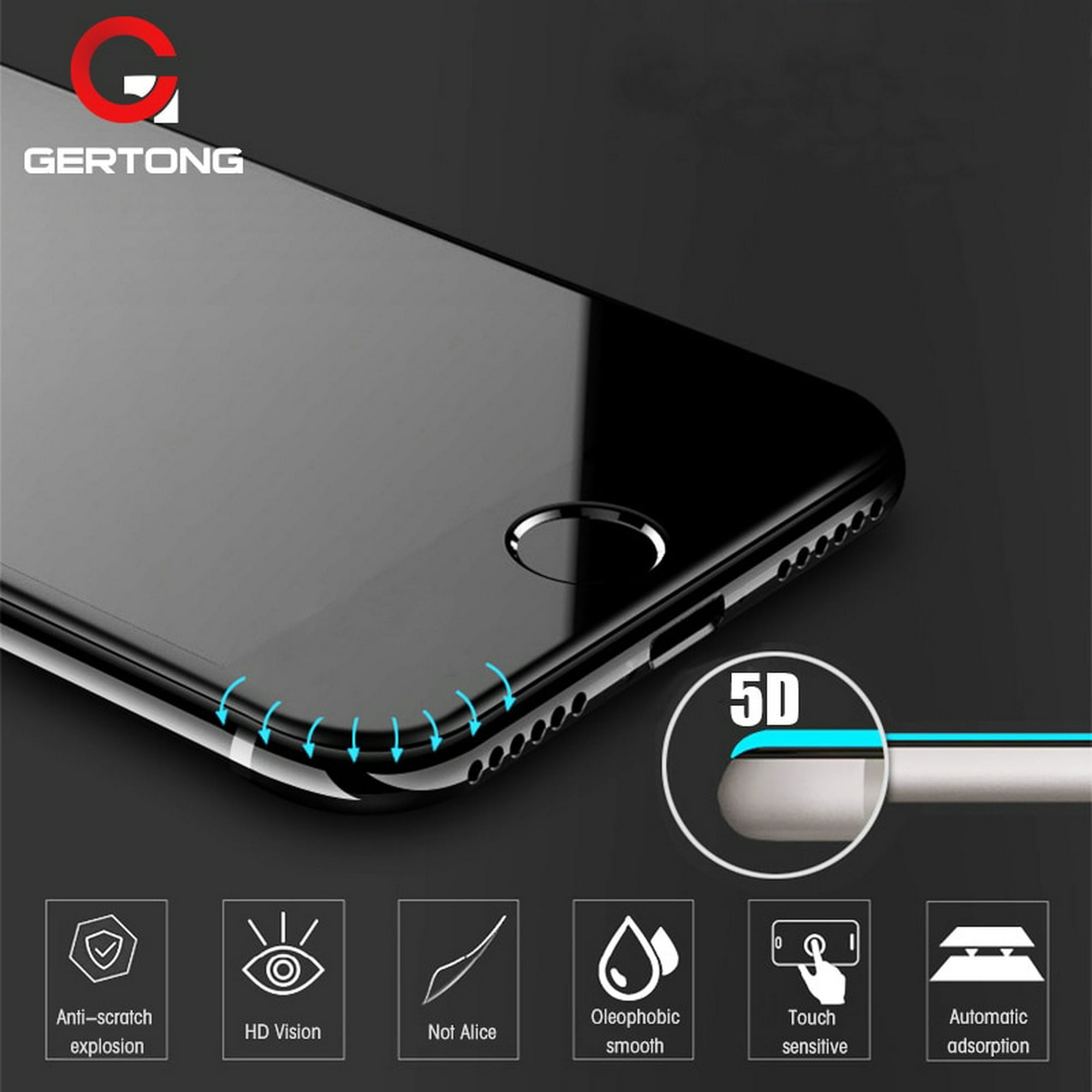 Protector Pantalla iPhone 13 Pro / Iphone 13 6,1 Completa 5D Negro Cristal