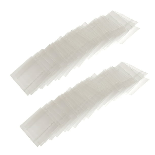 10 piezas Bolsas de plástico con cierre de cremallera transparente,  pequeñas, de Color aleatorio, con cierre automático, bolsas de plástico con