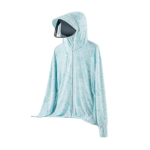 Sudadera con capucha de protección solar para mujer, camisas para el sol,  transpirable, de secado rápido, delgada, UPF 50, camisa de refrigeración,  ch