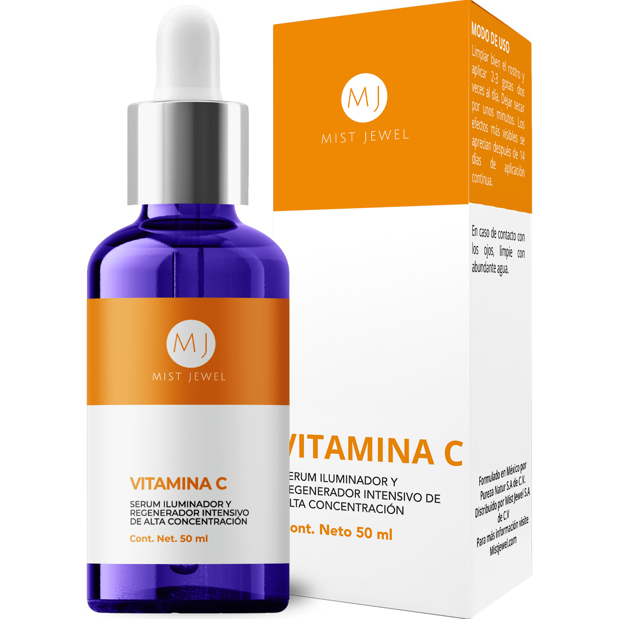 Serum vitamina C + Acido hialuronico + Vit E facial hidratante y ...