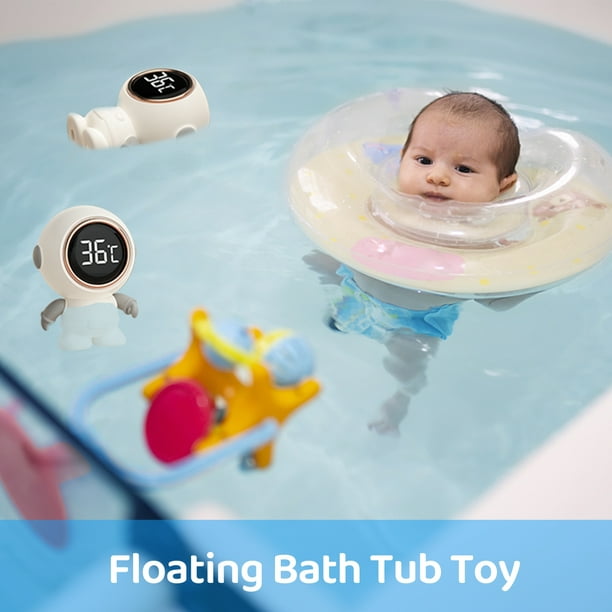 Termómetro de baño para bebés, juguete flotante para baño, termómetro de  bañera de agua Advertencia de temperatura del bebé Seguridad del baño del