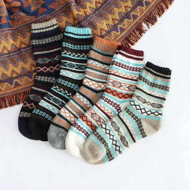 Maggie's Calcetines de lana merino orgánica para acurrucarse, calcetines  térmicos cálidos para mujeres y hombres, calcetines acogedores de lana