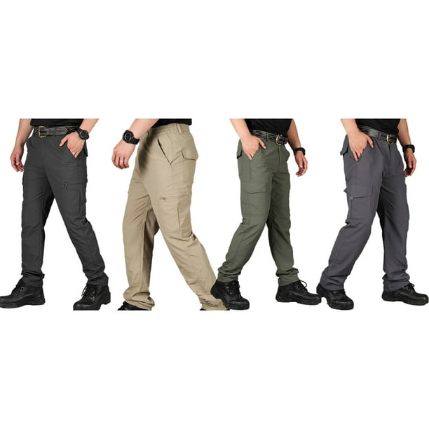 Guardurnaity Pantalones Cargo para hombre, pantalones impermeables