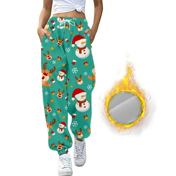 Pantalones Pantalones deportivos de Navidad Otoño Invierno Mujer