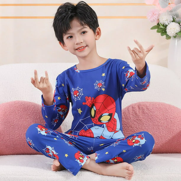 Proporcional manzana recuerda Disney Cars Frozen Elsa Pijamas Marvel Spiderman Anime Boy Pijama Set 3D  Print Otoño Niños de manga zhangyuxiang CONDUJO | Walmart en línea