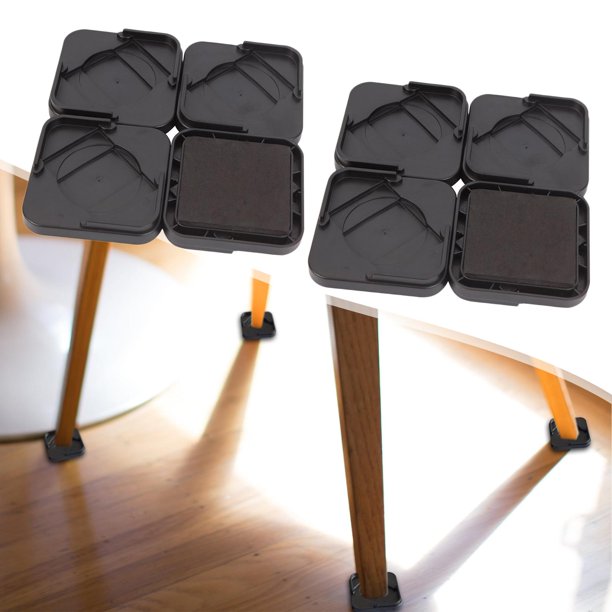 24x Protectores de piso para patas de sillas para pisos de madera dura
