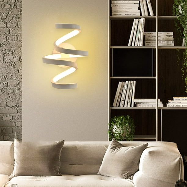 Lámpara Pared Rgb Led En Espiral Para Muro Decorativas