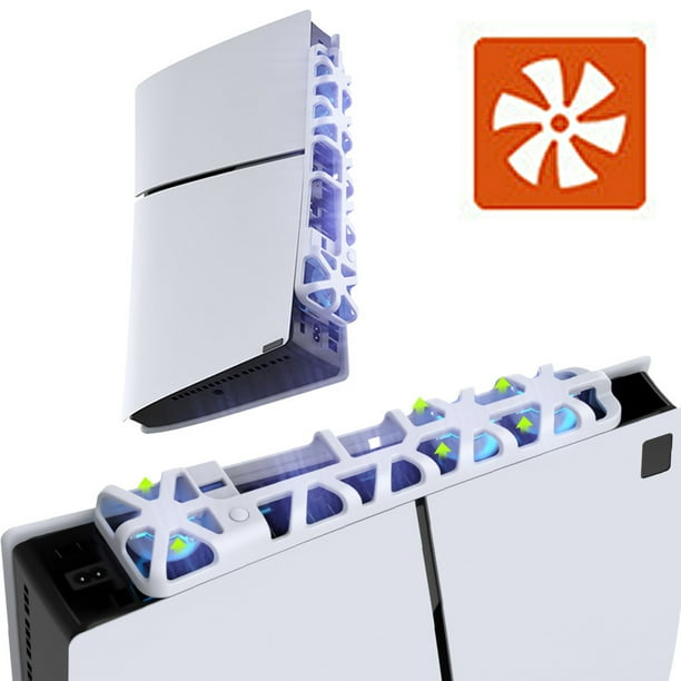 Ventilador de refrigeración útil, ventilador enfriador, consola de juegos,  ventilador de refrigeración trasero para consola PS5 Slim Likrtyny Para  estrenar