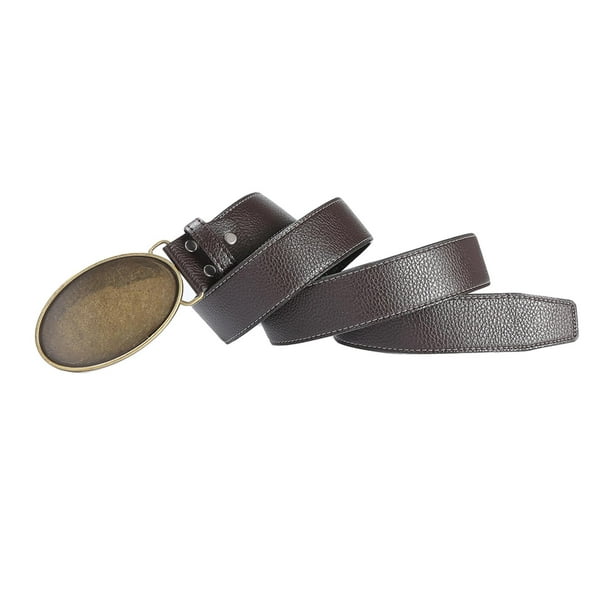 Cinturones para Mujer para Jeans con Hebilla en apariencia de Cinturón de  Piel Sintética de Moda Informal - Oro Salvador Cinturón de cintura para  mujer para jeans