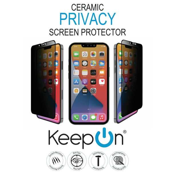 Protector de Pantalla para Telefono Movil , Marca KEEPON para APPLE para  modelos ( iPhone 14 Plus / iPhone 13 Pro Max ) Vidrio Privado ANTI SPY