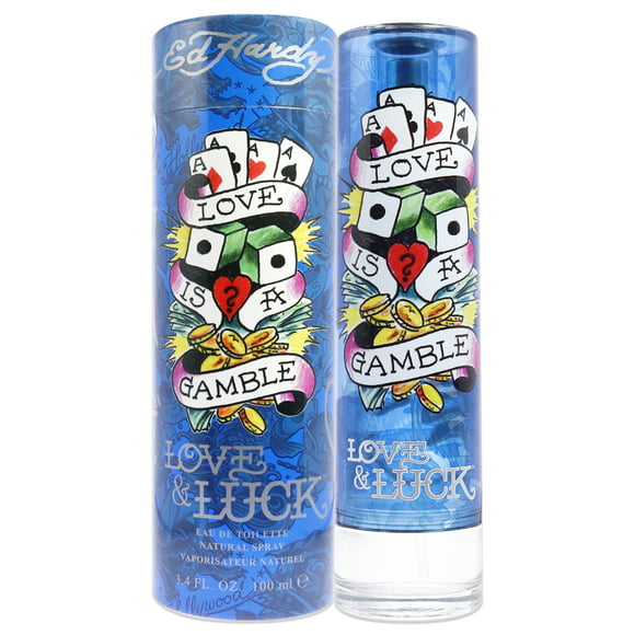 ed hardy love and luck por christian audigier para hombres  34 oz edt spray christian audigier love and luck model