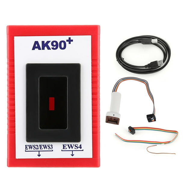 Programador de llave automática AK90 +, última versión V3.19 herramienta de  diagnóstico de coincidencia para herramienta de diagnóstico de transmisión  de motor EWS AK90 KEY-PROG llaves Herramienta Higoodz Accesorio de coche