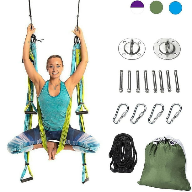 Juego de columpio de yoga aéreo, hamaca de yoga, trapecio volador, kit de  yoga, yoga aéreo (hy)
