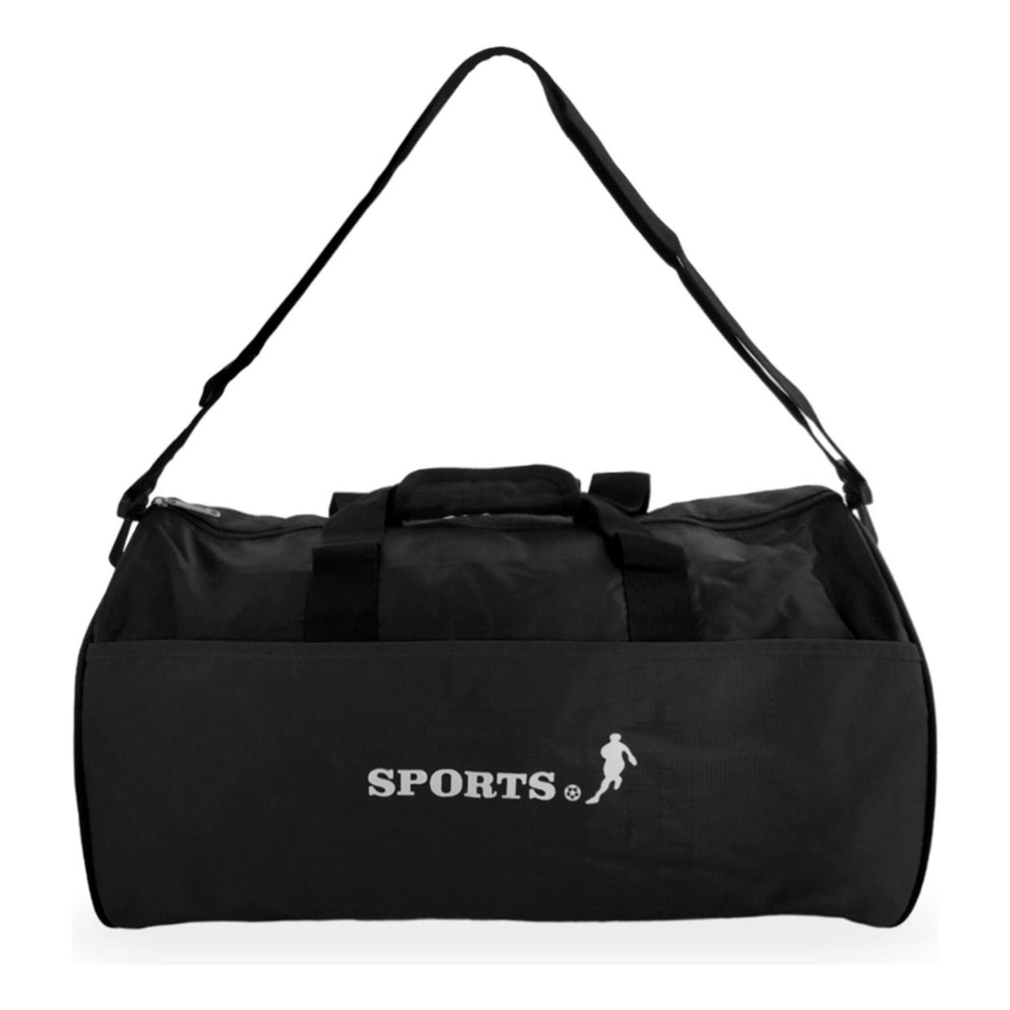 Maleta Deportiva Gym Mochila Gimnasio Viaje-Negro