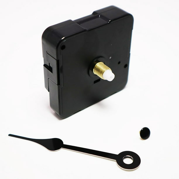 Paquete de 2 mecanismo de movimiento de reloj de pared con 4 manecillas de  reloj, kit de motor de reloj de cuarzo de barrido silencioso, para