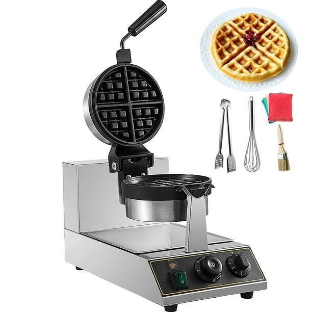 Maquina Para Hacer Waffles Electrica Redonda Gofrera Belga Sandwichera  3-in-1
