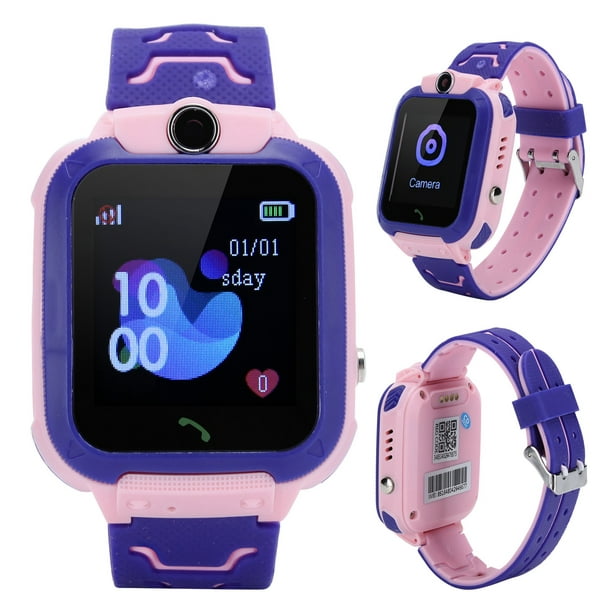 Reloj con teléfono SOS para niños, utiliza tarjeta SIM IP67, resistente al  agua, regalo para niños y niñas, color rosa