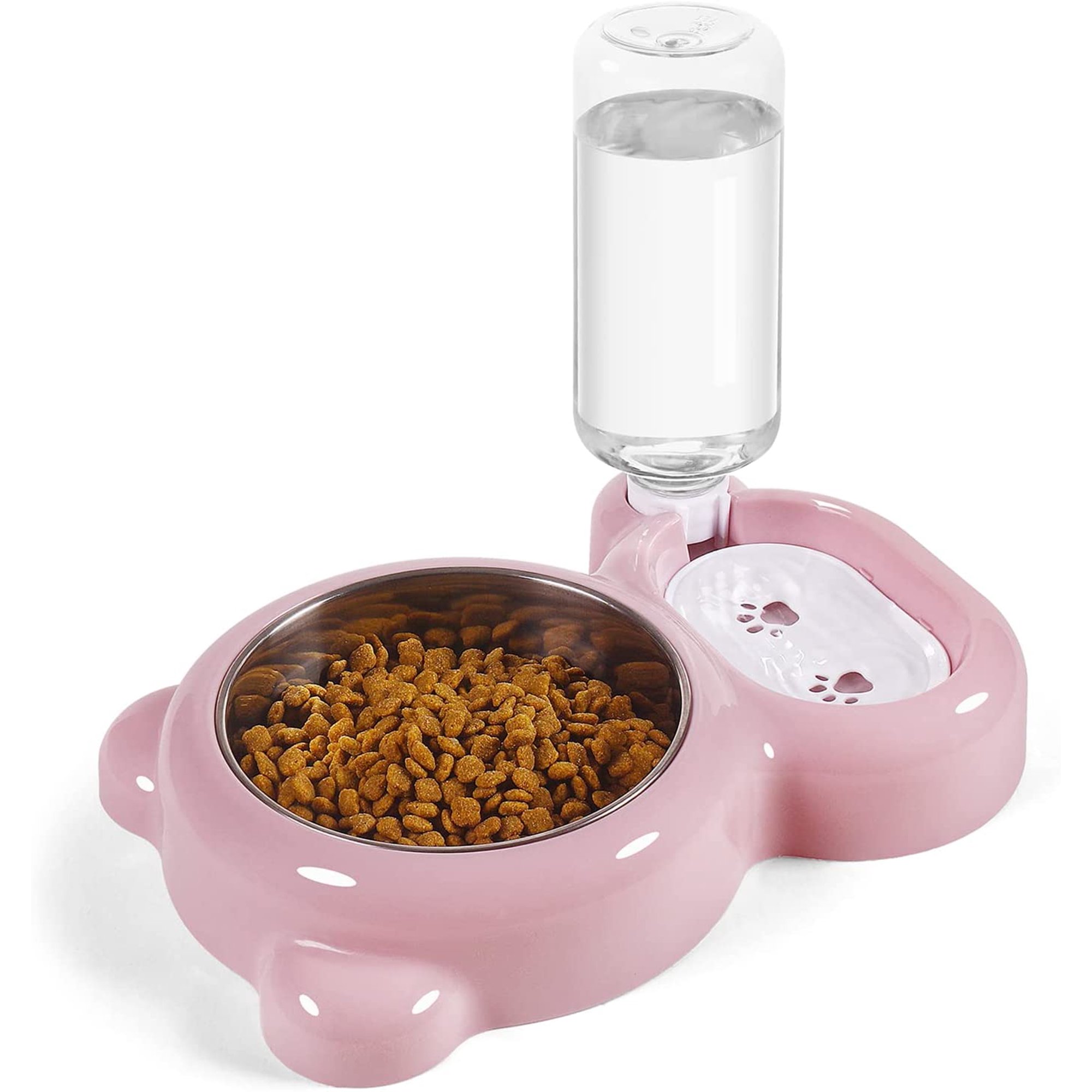 Fuente de agua para gatos, fuente de agua automática para mascotas de 2.6L,  dispensador de agua para Sunnimix Cuenco de bebida para gatos