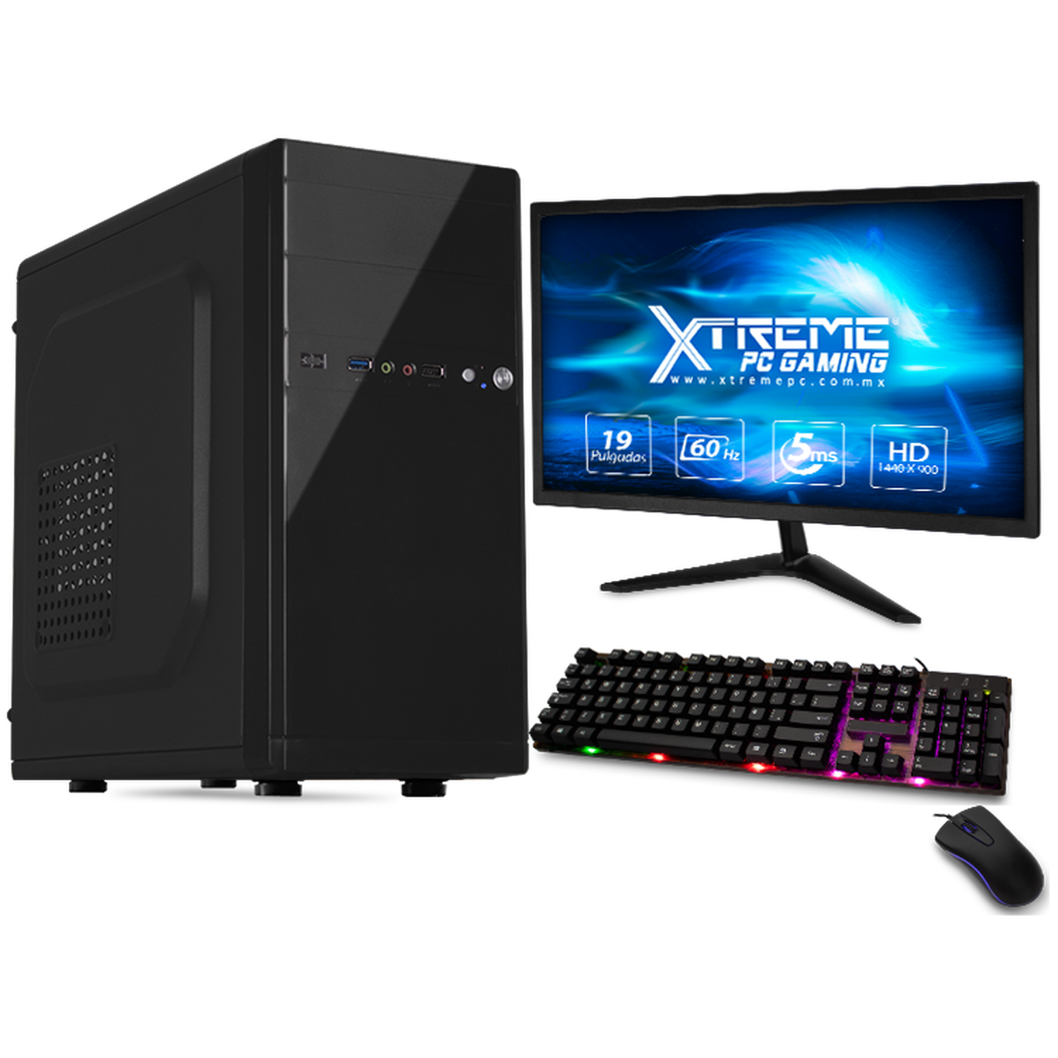 Xtreme PC Gamer Equipado Con AMD Radeon Dual Core 8GB De RAM 500GB Y Xtreme PC Gamer Equipado Con AMD Radeon Dual Core 8GB De RAM 500GB Y