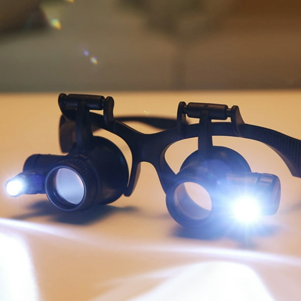 Gafas Lupa LED Diadema para Joyeros y Relojeros de Ndcxsfigh Nuevos