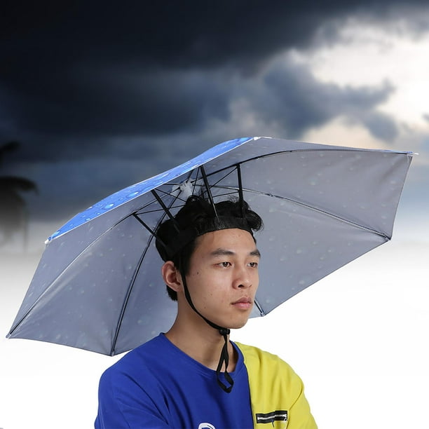 Paraguas de cabeza con banda elástica Paraguas de cabeza
