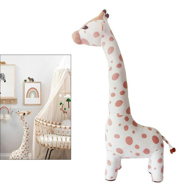 Juguete de peluche de jirafa para niños y niñas, muñeco de peluche suave de  simulación de Size45-100cm grande, muñeco de peluche para dormir, regalo de  cumpleaños