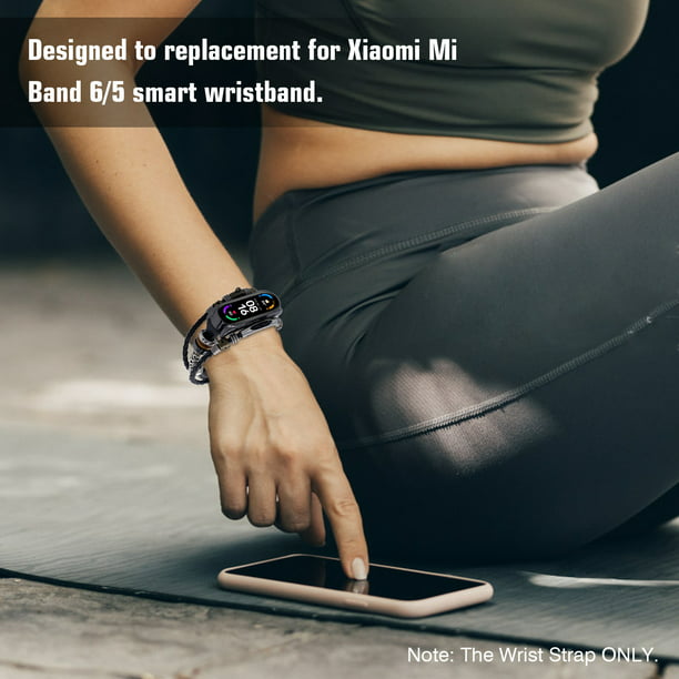 Correa de repuesto para Xiaomi Mi Band 6 Smartwatch Banda de silicona  ajustable Irfora Correa de reloj