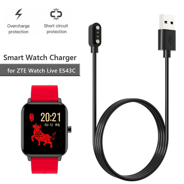 Smartwatch Cable de carga USB para ZTE Watch Live ES43C Imán de cargador  JShteea El nuevo