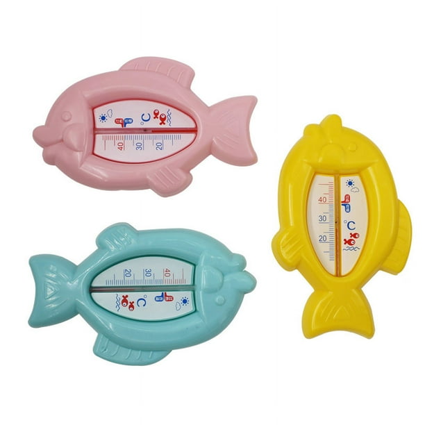 3 Piezas de Lindo Termómetro de Agua para Bebé con Forma de Pez Baño para  Bebé Medidor de Temperatura del Agua de Dibujos Animados Medición de  Temperatura Interior para Niños JM