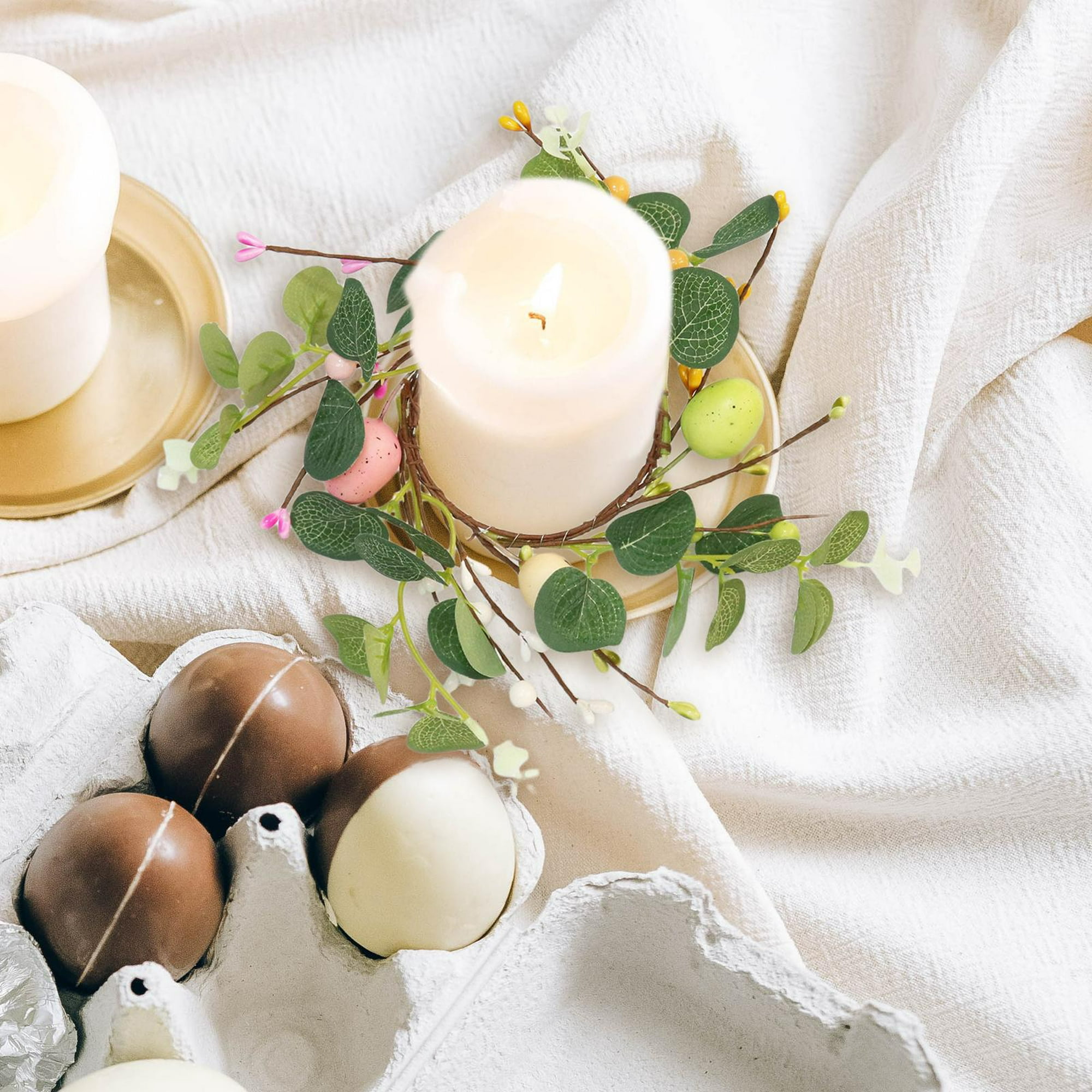 Velas de té – Paquete de 12 velas de té marrones perfumadas canela, velas  pequeñas para el hogar, vacaciones, boda y fiesta, mesa de comedor
