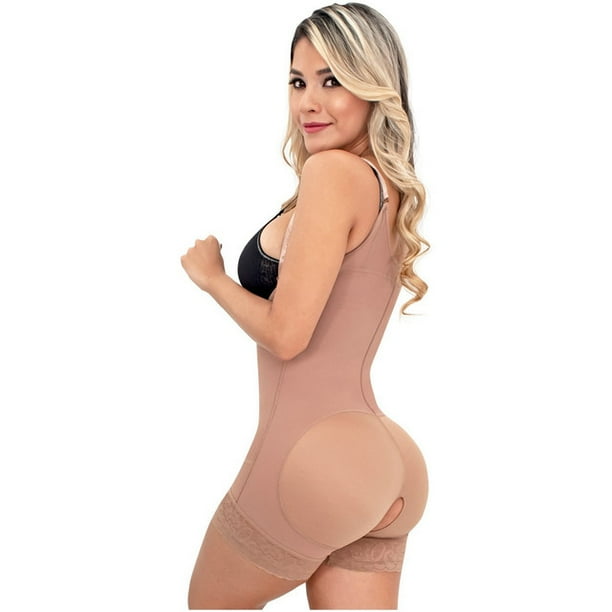 Faja Colombiana body short con brassier post liposuccion, moldeadora,  reductora