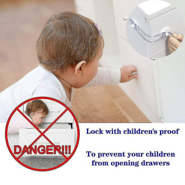 Cerraduras Para Bebés Pestillos # 10 Piezas Seguridad Para Bebés