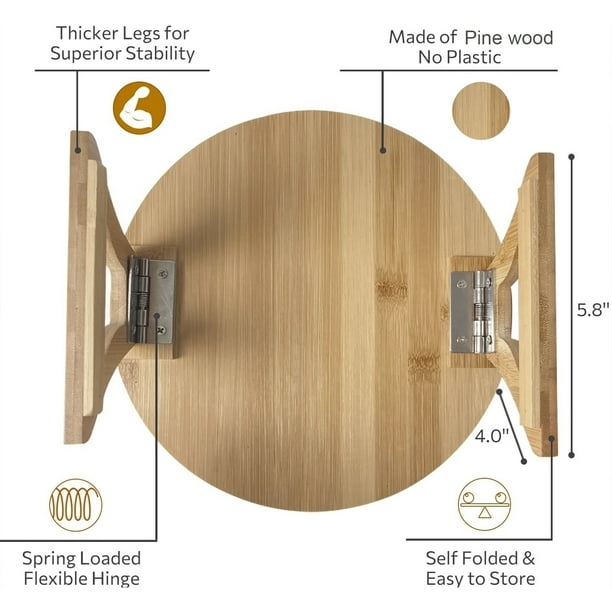 leyfeng Mesa con clip para bandeja de reposabrazos de sofá, mesa con  reposabrazos de bambú, mesa con reposabrazos de sofá para