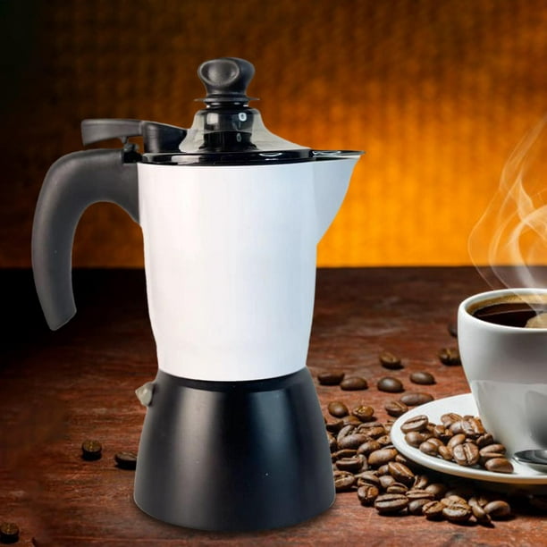 Cafetera de café para estufa, cafetera italiana, 12 tazas de acero  inoxidable, portátil, cafetera percoladora de café (12 tazas)