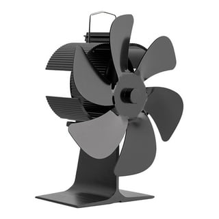 ventilador de la estufa de la chimenea Ventilador de chimenea de Ventilador  de estufa con calor para leña / quemador de leña / chimenea Ventilador de  distribución de calor - gris Magideal