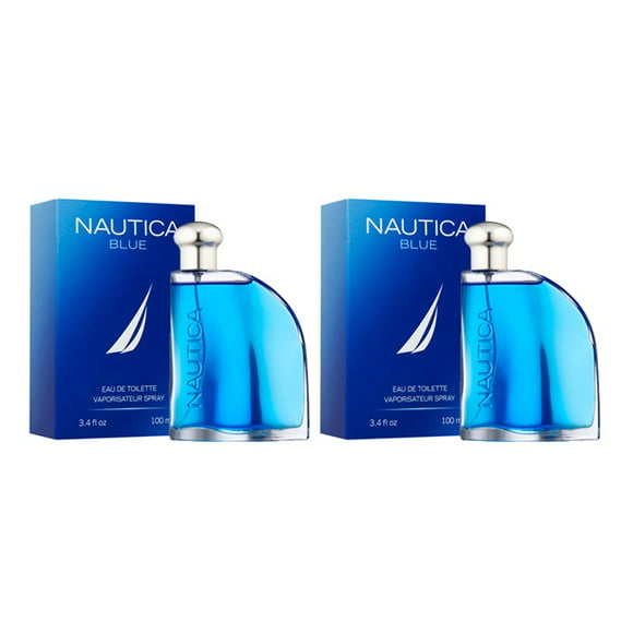 paquete 2x1 nautica blue para hombre edt 100 ml nautica eau de toilette